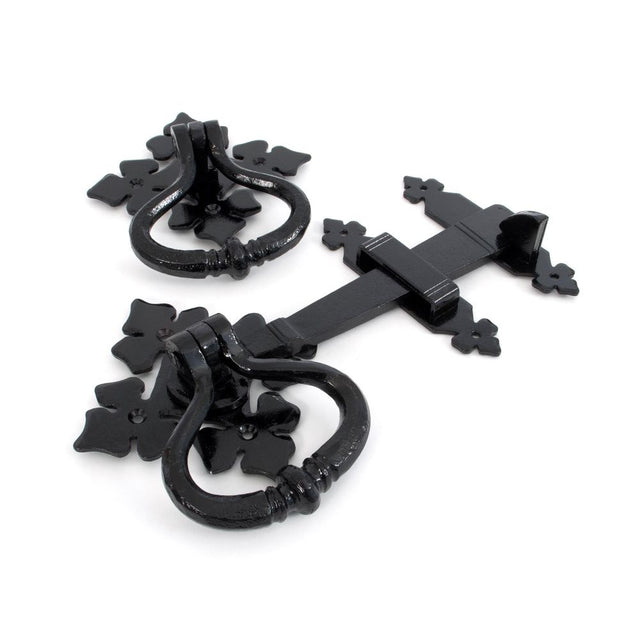 From The Anvil - Black Shakespeare Latch Set | Sku. 33819 | Trade Door Handles.