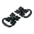 From The Anvil - Black Shakespeare Ring Turn Set | Sku. 33820 | Trade Door Handles.