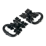 From The Anvil - Black Shakespeare Ring Turn Set | Sku. 33820 | Trade Door Handles.