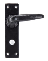 From The Anvil - Black Smooth Lever Bathroom Set | Sku. 33822 | Trade Door Handles.