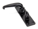 From The Anvil - Black Smooth Lever Bathroom Set | Sku. 33822 | Trade Door Handles.