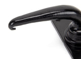 From The Anvil - Black Smooth Lever Bathroom Set | Sku. 33822 | Trade Door Handles.