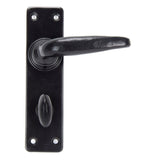 From The Anvil - Black Smooth Lever Bathroom Set | Sku. 33822 | Trade Door Handles.