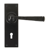 From The Anvil - Black Avon Lever Lock Set | Sku. 33824 | Trade Door Handles.