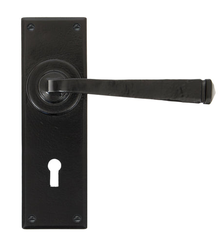 From The Anvil - Black Avon Lever Lock Set | Sku. 33824 | Trade Door Handles.