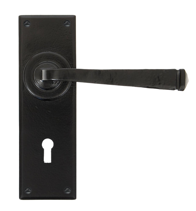 From The Anvil - Black Avon Lever Lock Set | Sku. 33824 | Trade Door Handles.