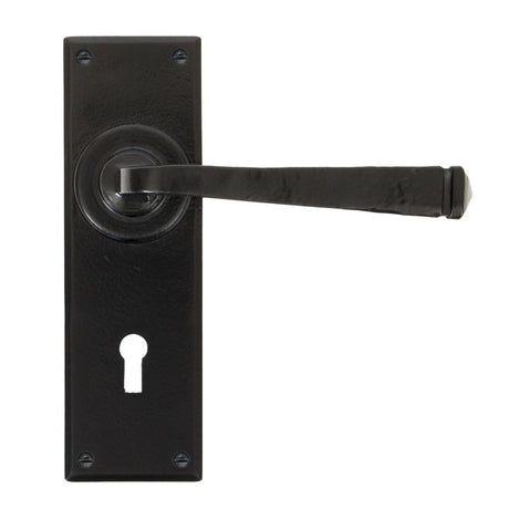 From The Anvil - Black Avon Lever Lock Set | Sku. 33824 | Trade Door Handles.