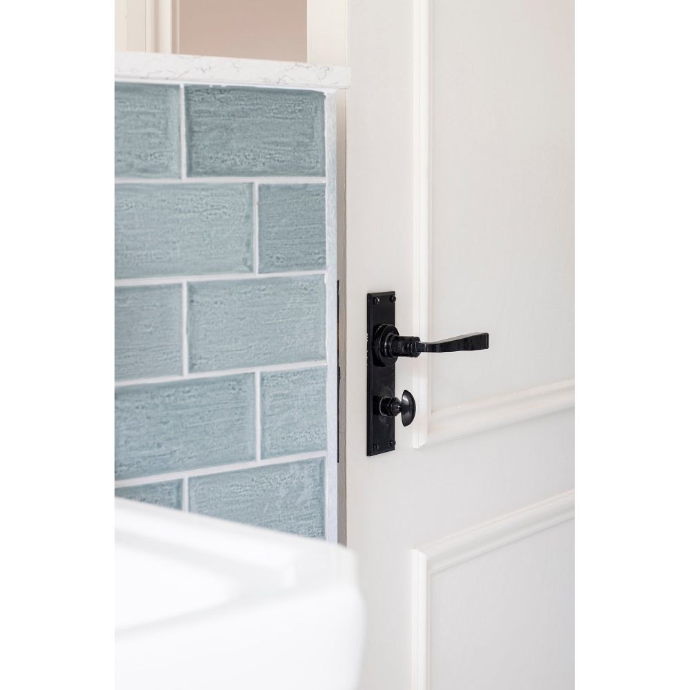 From The Anvil - Black Avon Lever Bathroom Set | Sku. 33825 | Trade Door Handles.