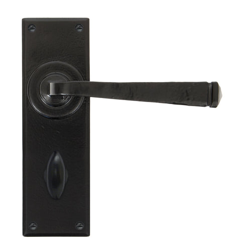 From The Anvil - Black Avon Lever Bathroom Set | Sku. 33825 | Trade Door Handles.