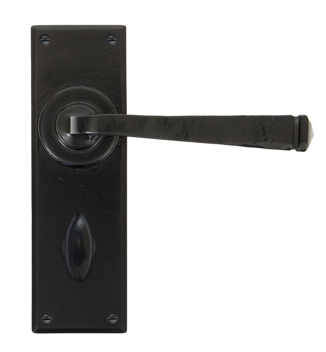From The Anvil - Black Avon Lever Bathroom Set | Sku. 33825 | Trade Door Handles.