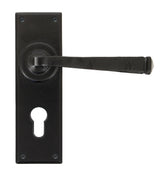 From The Anvil - Black Avon Lever Euro Lock Set | Sku. 33826 | Trade Door Handles.