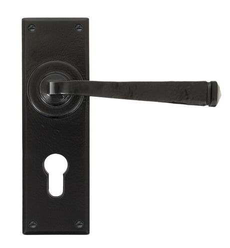From The Anvil - Black Avon Lever Euro Lock Set | Sku. 33826 | Trade Door Handles.