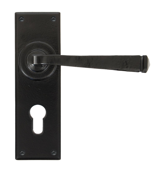 From The Anvil - Black Avon Lever Euro Lock Set | Sku. 33826 | Trade Door Handles.