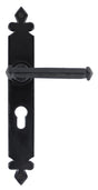 From The Anvil - Black Tudor Lever Euro Lock Set | Sku. 33827 | Trade Door Handles.