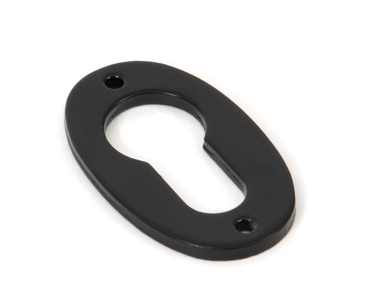 From The Anvil - Black Oval Euro Escutcheon | Sku. 33830 | Trade Door Handles.