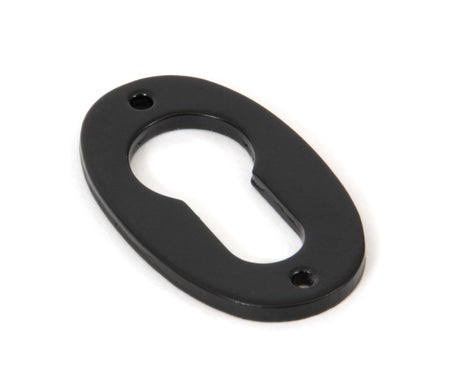 From The Anvil - Black Oval Euro Escutcheon | Sku. 33830 | Trade Door Handles.