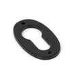 From The Anvil - Black Oval Euro Escutcheon | Sku. 33830 | Trade Door Handles.