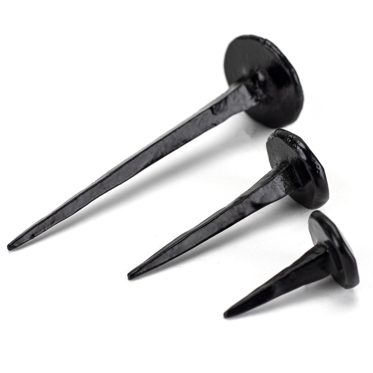 From The Anvil - Black 1" Handmade Nail (20mm HD DIA) | Sku. 33831 | Trade Door Handles.
