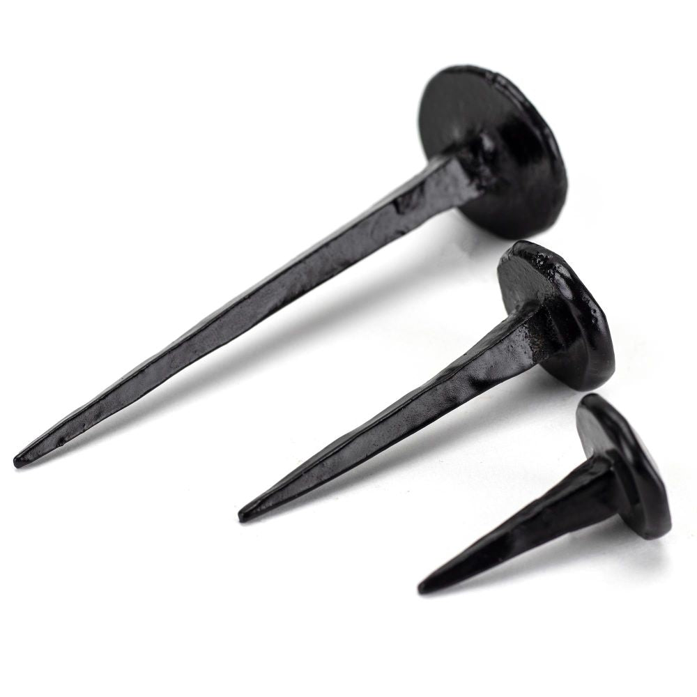 From The Anvil - Black 2" Handmade Nail | Sku. 33832 | Trade Door Handles.