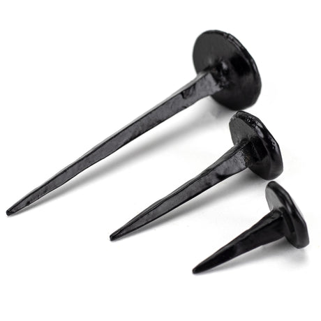 From The Anvil - Black 3" Handmade Nail | Sku. 33833 | Trade Door Handles.