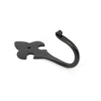 From The Anvil - Black Fleur-De-Lys Coat Hook | Sku. 33834 | Trade Door Handles.