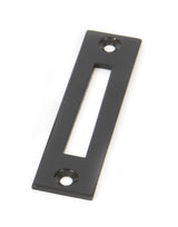 From The Anvil - Black Mortice Plate | Sku. 33838 | Trade Door Handles.