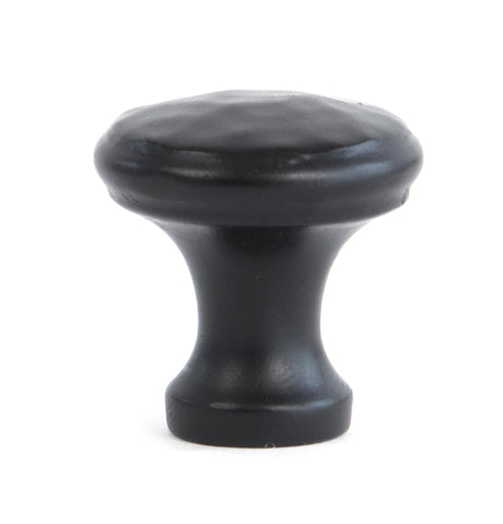 From The Anvil - Black Hammered Cabinet Knob - Small | Sku. 33840 | Trade Door Handles.