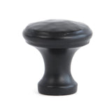 From The Anvil - Black Hammered Cabinet Knob - Small | Sku. 33840 | Trade Door Handles.