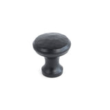 From The Anvil - Black Hammered Cabinet Knob - Small | Sku. 33840 | Trade Door Handles.