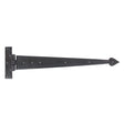 From The Anvil - Beeswax 22" Arrow Head T Hinge (pair) | Sku. 33844 | Trade Door Handles.