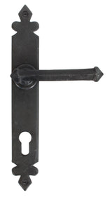 From The Anvil - Beeswax Tudor Lever Espag. Lock Set | Sku. 33854 | Trade Door Handles.