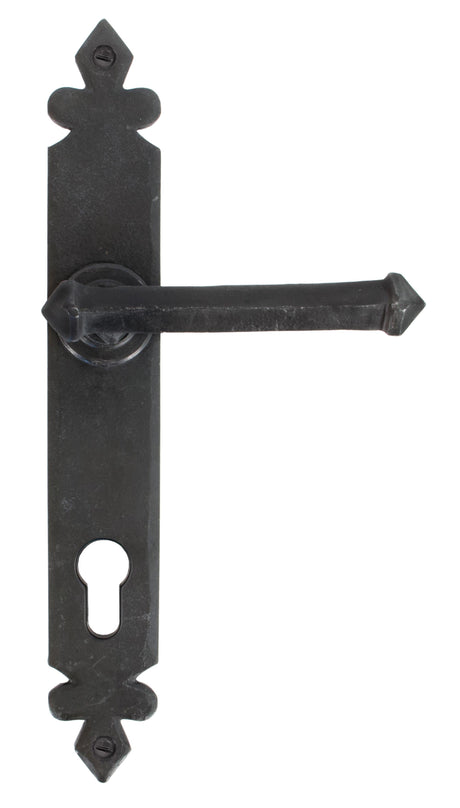 From The Anvil - Beeswax Tudor Lever Espag. Lock Set | Sku. 33854 | Trade Door Handles.