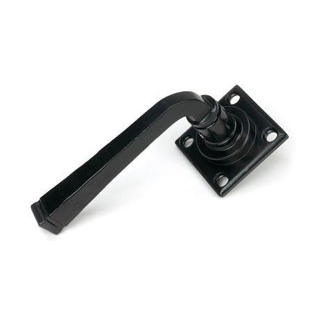 From The Anvil - Black Avon Lever on Rose Set Sprung | Sku. 33873/S | Trade Door Handles.