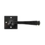 From The Anvil - Black Avon Lever on Rose Set Unsprung | Sku. 33873 | Trade Door Handles.
