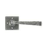 From The Anvil - Pewter Avon Lever on Rose Set Sprung | Sku. 33874/S | Trade Door Handles.