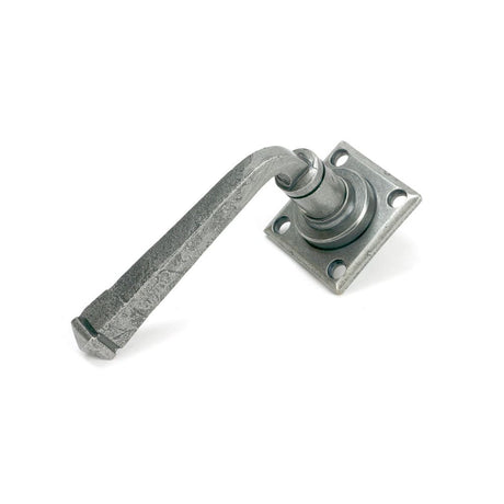 From The Anvil - Pewter Avon Lever on Rose Set Sprung | Sku. 33874/S | Trade Door Handles.