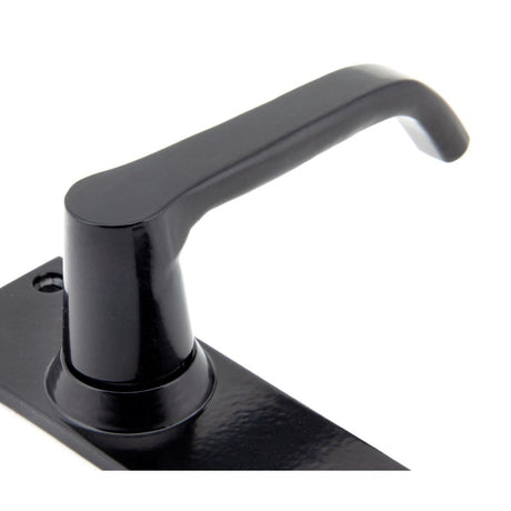 From The Anvil - Black Deluxe Lever Lock Set | Sku. 33877 | Trade Door Handles.
