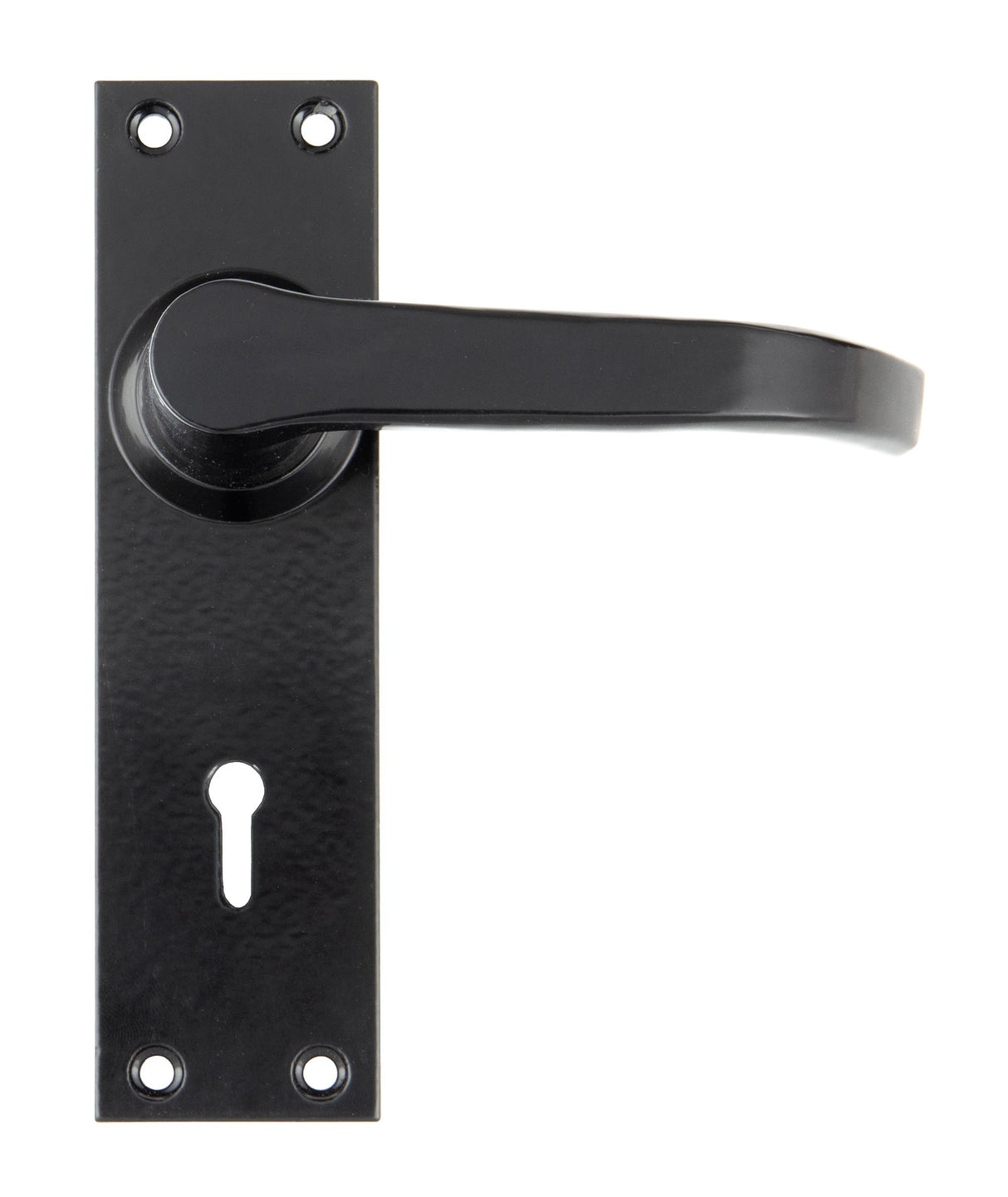 From The Anvil - Black Deluxe Lever Lock Set | Sku. 33877 | Trade Door Handles.