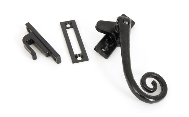 From The Anvil - Black Locking Deluxe Monkeytail Fastener - RH | Sku. 33881 | Trade Door Handles.