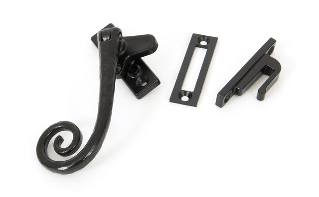 From The Anvil - Black Locking Deluxe Monkeytail Fastener - LH | Sku. 33882 | Trade Door Handles.