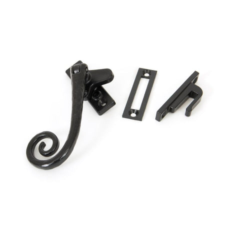From The Anvil - Black Locking Deluxe Monkeytail Fastener - LH | Sku. 33882 | Trade Door Handles.