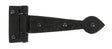 From The Anvil - Black Textured 6" Cast T Hinge (pair) | Sku. 33884 | Trade Door Handles.