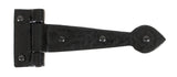 From The Anvil - Black Textured 6" Cast T Hinge (pair) | Sku. 33884 | Trade Door Handles.