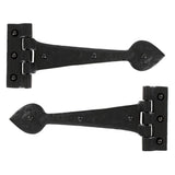 From The Anvil - Black Textured 10‚¬Å¡½" Cast T Hinge (pair) | Sku. 33885 | Trade Door Handles.