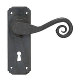 From The Anvil - Beeswax Monkeytail Lever Lock Set | Sku. 33900 | Trade Door Handles.