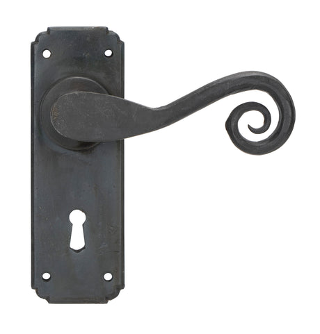 From The Anvil - Beeswax Monkeytail Lever Lock Set | Sku. 33900 | Trade Door Handles.