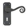 From The Anvil - Beeswax Monkeytail Lever Lock Set | Sku. 33900 | Trade Door Handles.