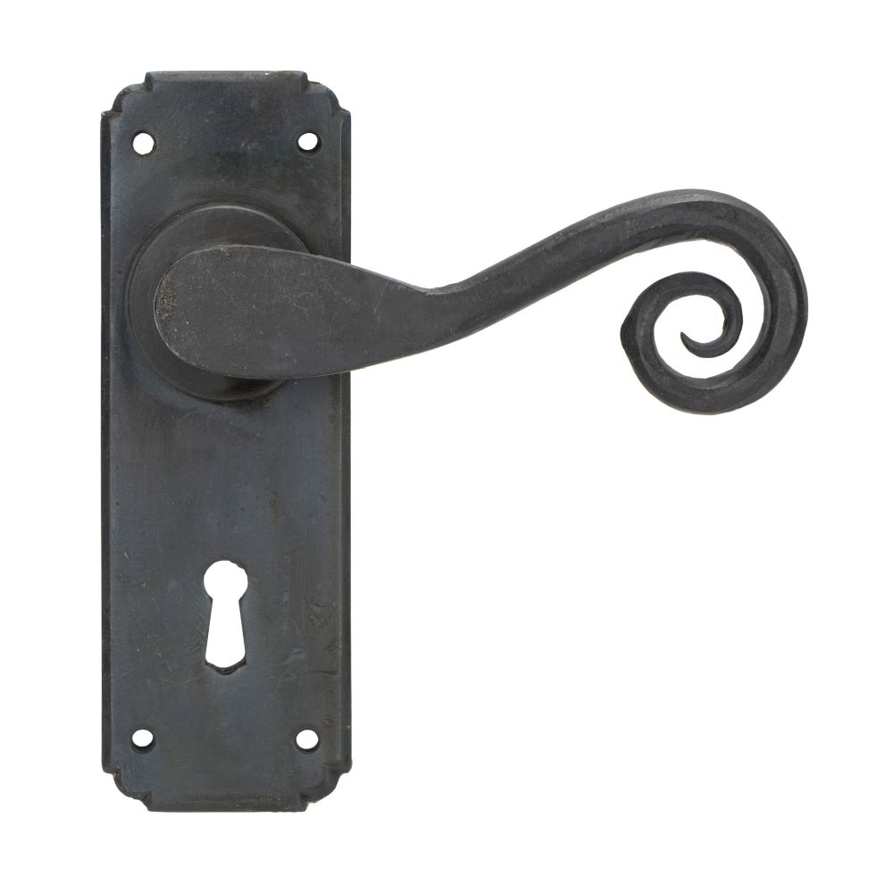 From The Anvil - Beeswax Monkeytail Lever Lock Set | Sku. 33900 | Trade Door Handles.