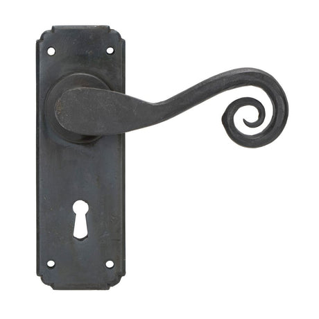 From The Anvil - Beeswax Monkeytail Lever Lock Set | Sku. 33900 | Trade Door Handles.