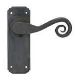 From The Anvil - Beeswax Monkeytail Lever Latch Set | Sku. 33901 | Trade Door Handles.